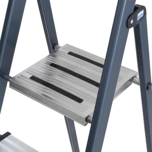 Krause Stufenstehleiter MONTO® Securo®, 5 rutschhemmend profilierte Stufen