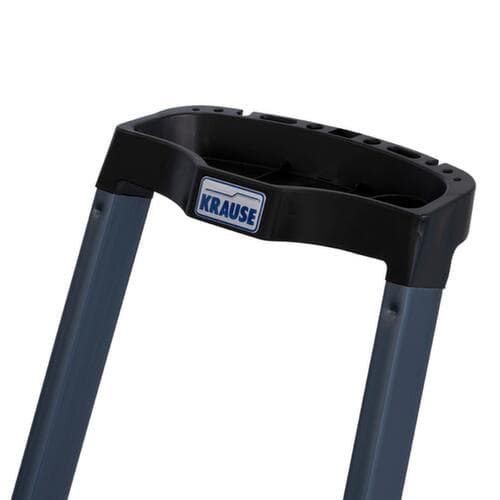 Krause Stufenstehleiter MONTO® Securo®, 5 rutschhemmend profilierte Stufen
