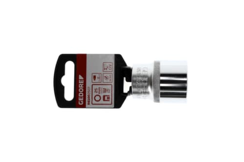GEDORE RED R61002507 Steckschlüsseleinsatz 1/2" 6-kant 25 mm Länge 42 mm