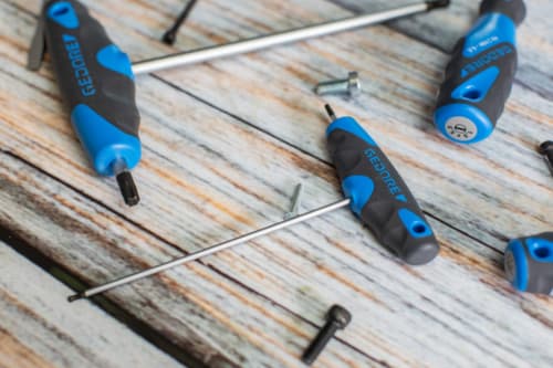 GEDORE DT 2142 5 Winkelschraubendreher mit 2K-T-Griff 5 mm