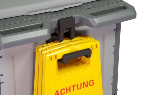 Geschlossener Reinigungswagen VariX - Box, 4x6 l Eimer