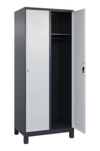 C+P Spind Classic Plus mit 2 Abteilen, Abteilbreite 400 mm