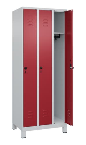 C+P Spind Classic Plus mit 3 Abteilen, Abteilbreite 250 mm