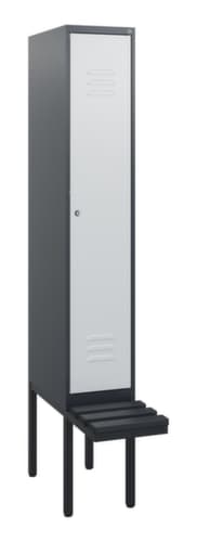 C+P Spind Classic Plus mit Sitzbank, Abteilbreite 300 mm