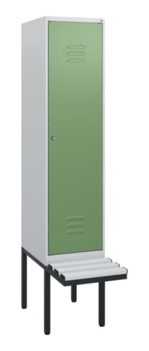 C+P Spind Classic Plus mit Sitzbank, Abteilbreite 400 mm