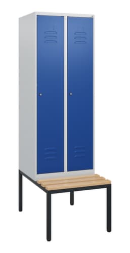 C+P Spind Classic Plus mit Sitzbank, Abteilbreite 300 mm