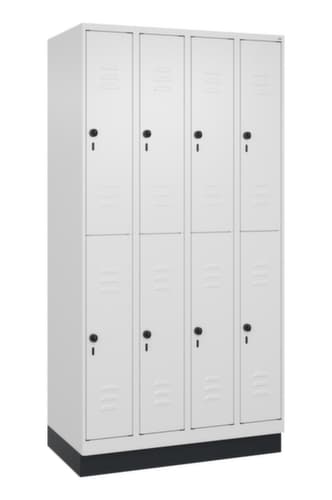 C+P Doppelstöckiger Spind Classic Plus, Abteilbreite 250 mm