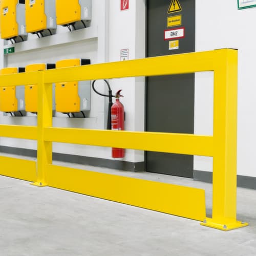 BLACK BULL Unterfahrschutz S-line für Rammschutzgeländer, Höhe x Breite 200 x 1380 mm
