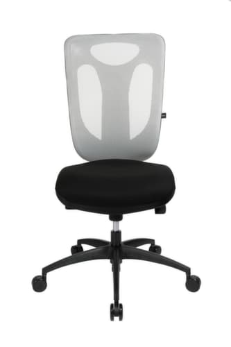 Topstar Bürodrehstuhl Net Pro 100 mit Punktsynchronmechanik, Netzrückenlehne, schwarz