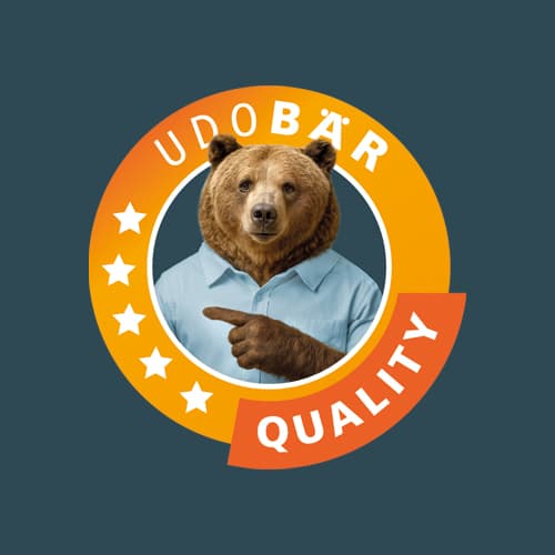 UDOBÄR Mülltonne Citybac aus recyceltem Material, 120 l