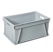Rollcart Euronorm-Kasten, grau, Inhalt 42 l