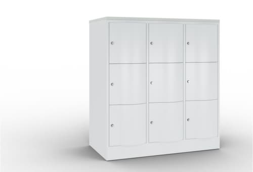 C+P Schließfachschrank Resisto, 9 Fächer