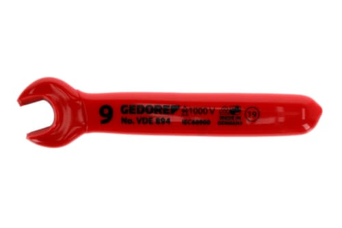 GEDORE VDE 894 9 VDE-Einmaulschlüssel 9 mm