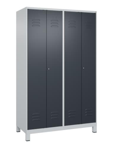 C+P Spind Classic Plus für Schwarz-Weiß-Trennung, Abteilbreite 300 mm