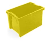 Drehstapelbehälter, gelb, Inhalt 65 l