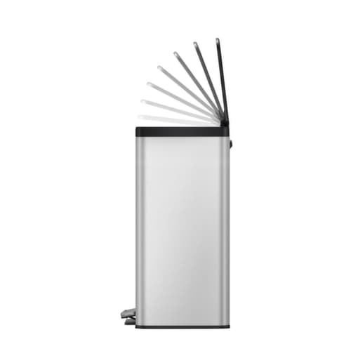 Tretabfallsammler EKO mit fingerabdruckfester Beschichtung, Inhalt 2 x 20 l