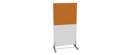 Nowy Styl Trennwand E10 aus Holz mit Stoffbespannung, Höhe x Breite 1545 x 800 mm