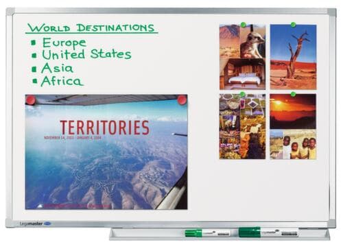 Legamaster Emailliertes Whiteboard PROFESSIONAL in weiß, Höhe x Breite 1200 x 3000 mm