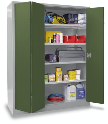 PAVOY Großraum-Falttürenschrank Basis aus Stahlblech