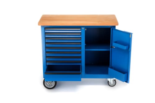 GEDORE 1504 0810 Rollwerkbank mit 9 Schubladen