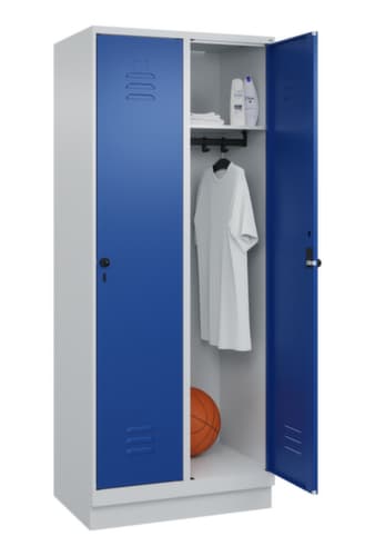 C+P Spind Classic Plus mit 2 Abteilen, Abteilbreite 400 mm