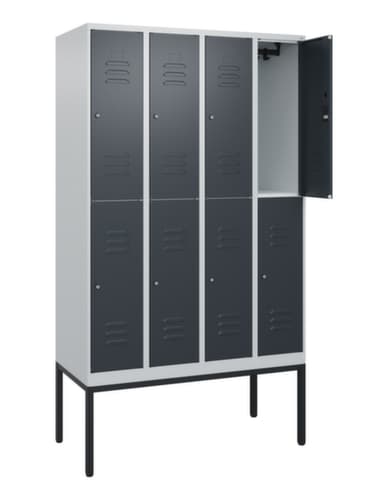 C+P Doppelstöckiger Spind Classic Plus, Abteilbreite 300 mm